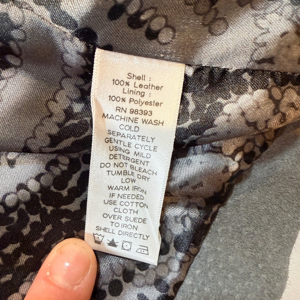 Brand New Washable‎ Leather Jacket - Picture 4 of 5